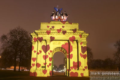 Wellington Arch Hearts