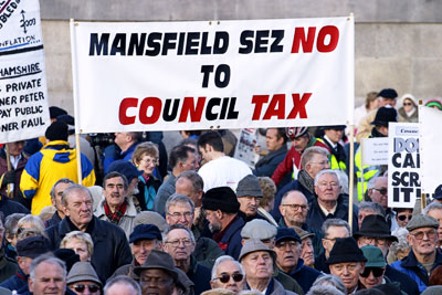 Council Tax Protest #18
