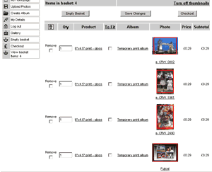 PhotoBox - Points to Note