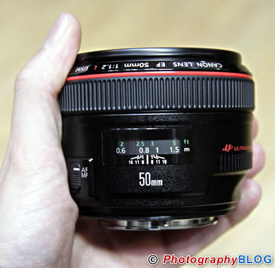 Canon EF 50mm f/1.2L USM
