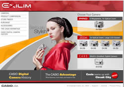 Casio Exilim Website