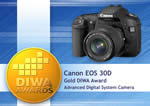 Three DIWA Gold Awards for Canon