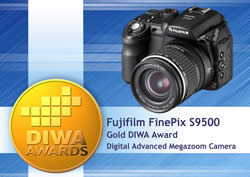 Fujifilm FinePix S9500 DIWA Gold Award