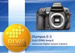 DIWA Gold Award for Olympus E-3