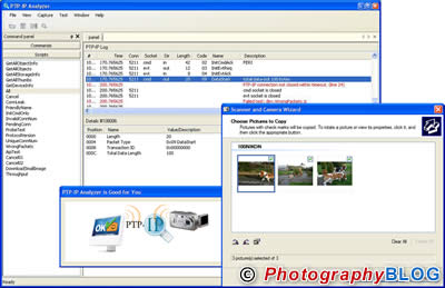 FotoNation PTP-IP Analyzer