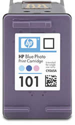 HP 101 Blue Photo Inkjet Print Cartridge