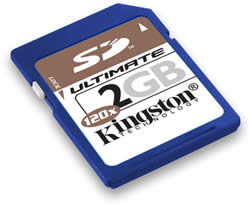 Kingston 2Gb SD Ultimate Memory Card