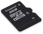 Kingston 8GB microSDHC Card