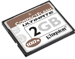 Kingston CompactFlash Ultimate Cards