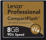 Lexar 8GB CompactFlash Memory Card