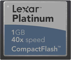 Lexar Platinum Series Memory Cards