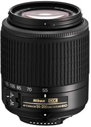 Nikon AF-S DX Zoom-Nikkor 55-200mm Lens