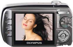 Black Olympus mju DIGITAL 800