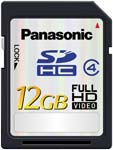 Panasonic 12GB SDHC Card