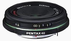 PENTAX DA 40mm F2.8 Limited lens