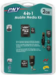 PNY 4-In-1 Mobile Media Kit