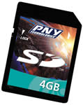 PNY Technologies 4GB SD