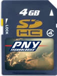 PNY 4GB SDHC Card