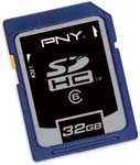 PNY 32GB SDHC Card