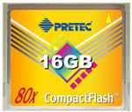 Pretec 16GB CompactFlash Card