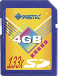 Pretec 4GB SD Card