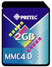 Pretec MMC 4.0 Memory Card