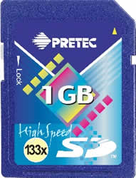 Pretec 133X Secure Digital Card