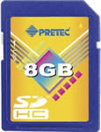 Pretec 8GB SDHC Card