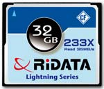 Ridata 32GB 233x CompactFlash