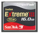 Sandisk 16Gb Extreme III CompactFlash