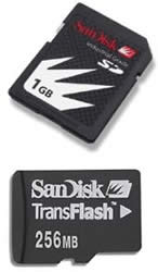 Sandisk SD Cards/Transflash Modules