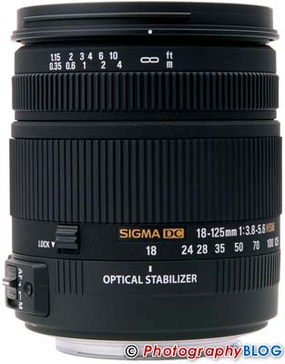 Sigma 18-125mm F3.8-5.6 DC OS HSM