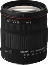 Sigma 18-200mm F3.5-6.3 DC Lens