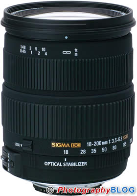 Sigma 18-200mm f/3.5-6.3 DC OS HSM