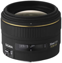 Sigma 30mm F1.4 EX DC HSM Lens