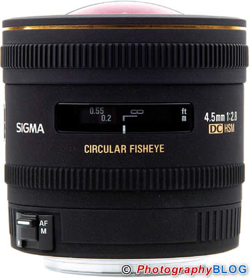 Sigma 4.5mm Circular Fisheye Lens