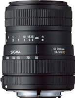 Sigma 55-200mm F4-5.6 DC Lens