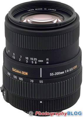 Sigma 55-200mm F4-5.6 DC HSM