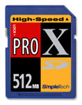 SimpleTech ProX SD Memory Cards