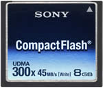 Sony CompactFlash 300x Cards