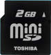 Toshiba 2GB miniSD Memory Card