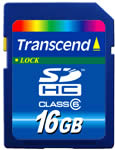 Transcend 16GB SDHC Card