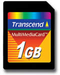 Transcend 1 GB High-Capacity MMC Card