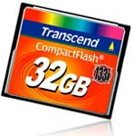 Transcend 32GB 133X CompactFlash Card
