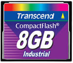 Transcend 8GB Industrial Hi-Speed CompactFlash Card