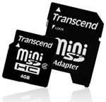 Transcend 4GB Mini SDHC Card