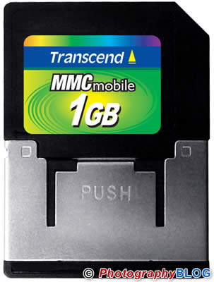 Transcend 1GB MMCmobile Memory Card