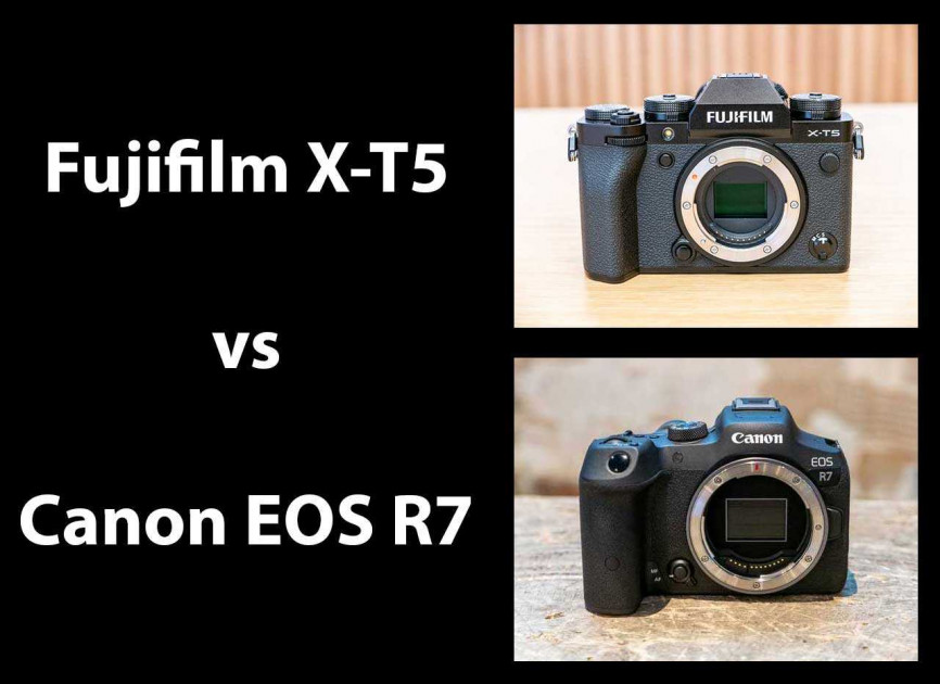 Fujifilm X-T5 vs Canon EOS R7 – Head-to-head Comparability