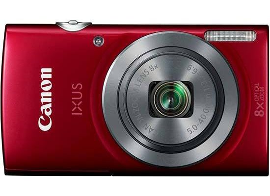 Canon Digital Camera IXY180 Silver 8x Optical Zoom w/ Tracking