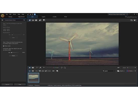 logo creator software in photodirector